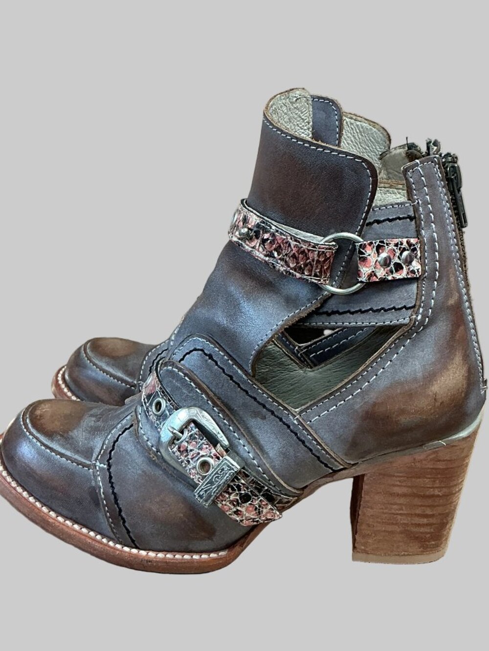 Freebird brown leather Sonoma boots, size 9